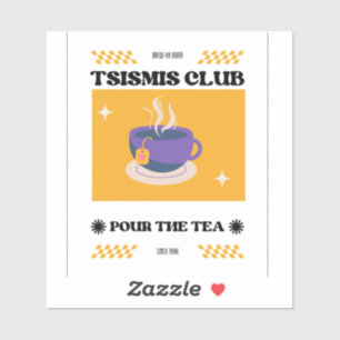 Tsismisクラブビニールステッカー シール