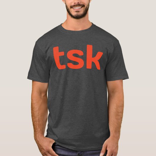 TSKのシンプルT Tシャツ (正面)
