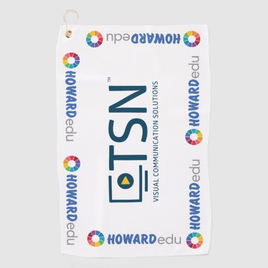 TSNとハワードゴルフタオル ゴルフタオル (正面)