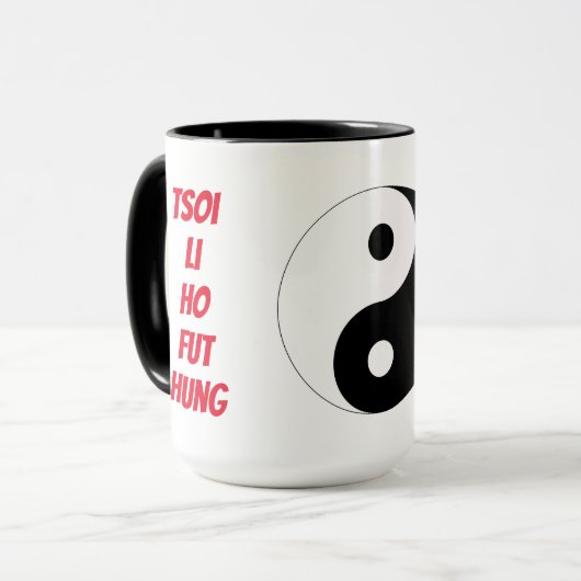 Tsoi Li Ho Fut Kung Fu San Sooつる5家族 マグカップ (正面左)