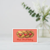 Tsourekiギリシャ語アルメニアルメニアンホリデーパンベーカリー 名刺 (スタンド正面)