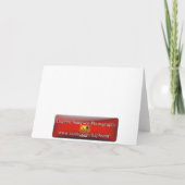 Tsourekiブレッドカードとギリシャのハッピーイースター シーズンカード (裏面)