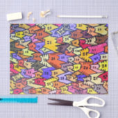 TSP - 0061 -猫-ティッシュペーパー 薄葉紙 (クラフト)