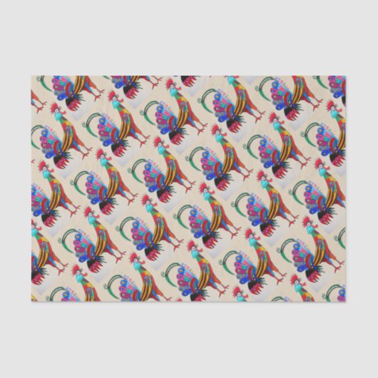 TSP - 0086 -オンドリ-ティッシュペーパー 薄葉紙 (正面)