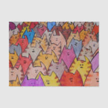 TSP - 0092 – ネコ – ティッシュペーパー