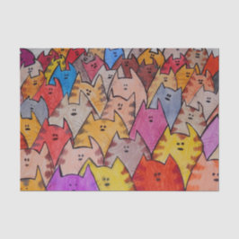 TSP - 0092 – ネコ – ティッシュペーパー 薄葉紙