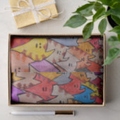 TSP - 0092 – ネコ – ティッシュペーパー 薄葉紙 (ギフト)