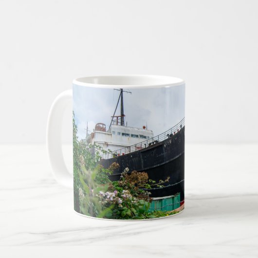 TSSランカスター公爵号の廃船 コーヒーマグカップ (正面左)