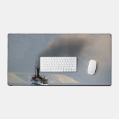 TSS Earnslaw蒸気船1912 デスクマット (キーボード&マウス)