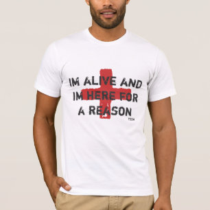 TSSMメンズ自己救助のティーの白 Tシャツ