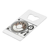 TST /デニスのブランド クレジットカード栓抜き (正面アングル)