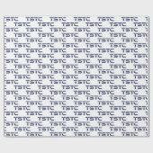 TSTCブロックロゴ ラッピングペーパー (フラット)