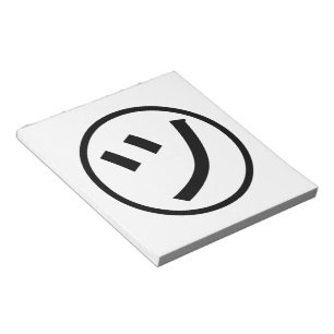 ㋡ Tsu Kanaの片仮名微笑のEmoji/顔文字 ノートパッド