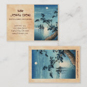 Tsuchiya Koitsu Maikoの海海岸の向こうずねのhanga 名刺 (正面/裏面)