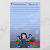 Tsuki Yoru無し 便箋 (正面)