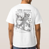 tsumeのshogi "shinkyoku"の-詰将棋の名作問題将棋無双"大迷路" tシャツ (裏面)