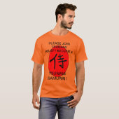 TSUNAMIサムライになろう！ Tシャツ (正面フル)