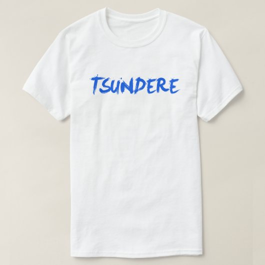 Tsundereの日本製アニメのマンガのワイシャツ Tシャツ (デザイン正面)