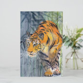 Tsuyakoのトラ 便箋 (スタンド正面)