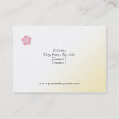 Tsuyushibaの桜 名刺 (裏面)