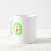 TTのロゴのマグ コーヒーマグカップ (正面左)