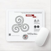 TTの意味- TRISKELL マウスパッド (マウス)