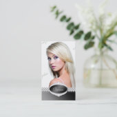 TTダイヤモンドの至福の黒Fの美人コンテストの写真カード 名刺 (スタンド正面)