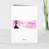 TT失敗の美しいのプリンセスのブルネット| Congratzカード カード (裏面)