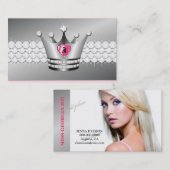 TT完全なプリンセスののどの銀 名刺 (正面/裏面)