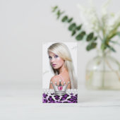 TT完全なプリンセスの紫色のヒョウのダイヤモンド 名刺 (スタンド正面)