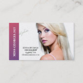 TT完全なプリンセス優れたプラチナ紙 名刺 (裏面)