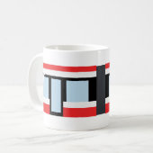 TTCの新しい市街電車のマグ コーヒーマグカップ (正面左)