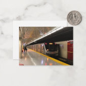 TTC トロント地下鉄 ローレンス駅 ノートカード (正面/裏面インサイチュ)