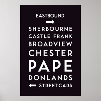 TTC – 東向きステーションポスター ポスター