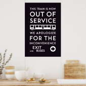 TTC - Apology Out of Service Poster ポスター (キッチン)