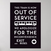 TTC - Apology Out of Service Poster ポスター (正面)