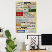 TTC - Found Type Stations Poster ポスター (ホームオフィス)