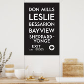 TTC - Sheppard Don Millsポスター ポスター (キッチン)