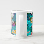 TTEQOTGCubismINV SGDRKDP青 ジャンボコーヒーマグカップ (裏面)