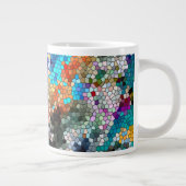 TTEQOTGCubismINV SGDRKDP青 ジャンボコーヒーマグカップ (右)