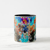 TTEQOTGCubismINV SGDRKDP青 ツートーンマグカップ (中央)