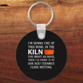 Ttery Ceramics Artist Tter Clay Funny Humor C  キーホルダー (正面)