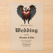 TThe pulsating heart of mechanics,  アクリル招待状 (正面)