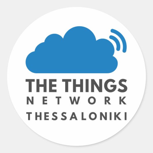 TTN SKG公式ステッカー ラウンドシール (正面)