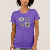 TTRPG女子おもしろいTシャツ(Oh No TTRPG) Tシャツ (正面)