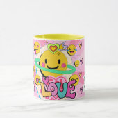 ttruste the prosesse Retro Smile  マグカップ (中央)