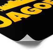 Ttsburgh Jagoff Yinz Funny Yinzer Steel City 412 H ポスター (角)