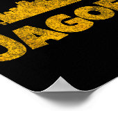 Ttsburgh Jagoff Yinz Funny Yinzer Steel City 412 H ポスター (角)