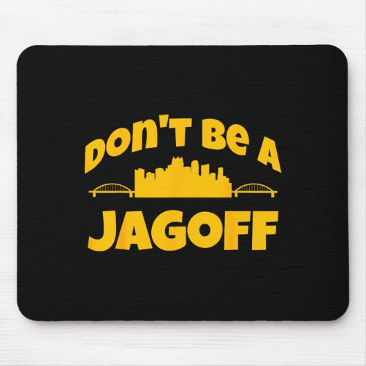 Ttsburgh Jagoff Yinz Funny Yinzer Steel City 412 H マウスパッド (正面)