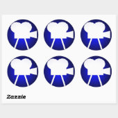 TTTstudiosロゴ ラウンドシール (シート)